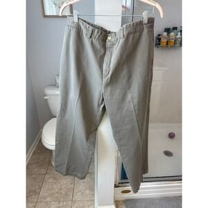 Vineyard Vines Men's Chino Pants 38x32 Olive Khaki 100% Cotton Classic